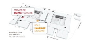 Image plan de la Manufacture - P?le Handicap ?tudiant